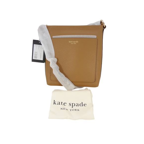 kate spade Handbags - Kate Spade Ava Bungalow Tan Pebbled Leather Crossbody Bag KH165 NEW